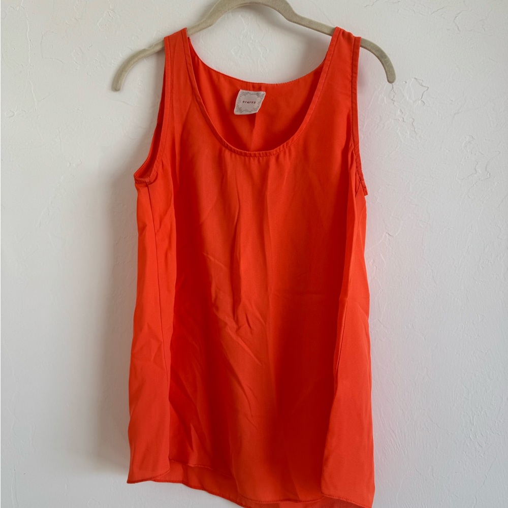 NYMPHE Vibrant Orange Tank Top
